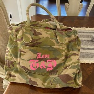 Juicy Camo Canvas shoulder Bag